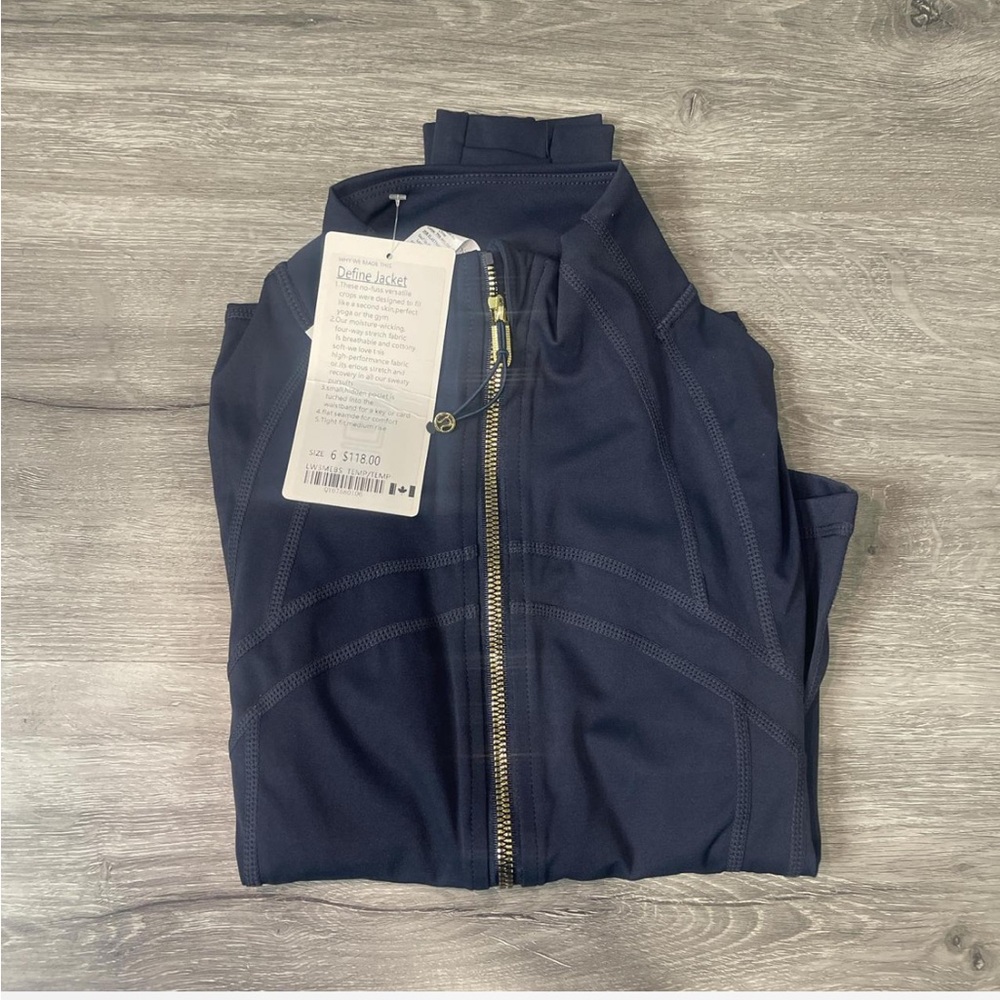 Lululemon Athletica Navy Performance Jacket